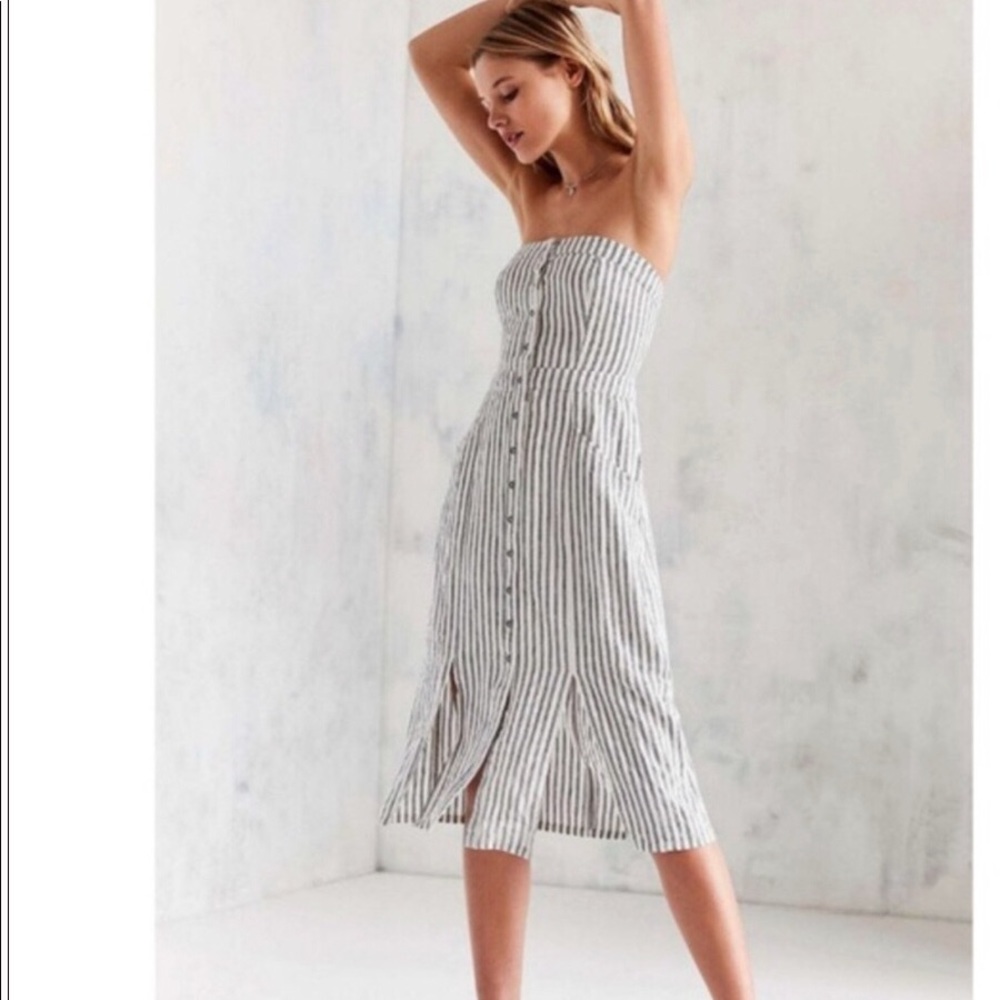 BDG strapless midi dress